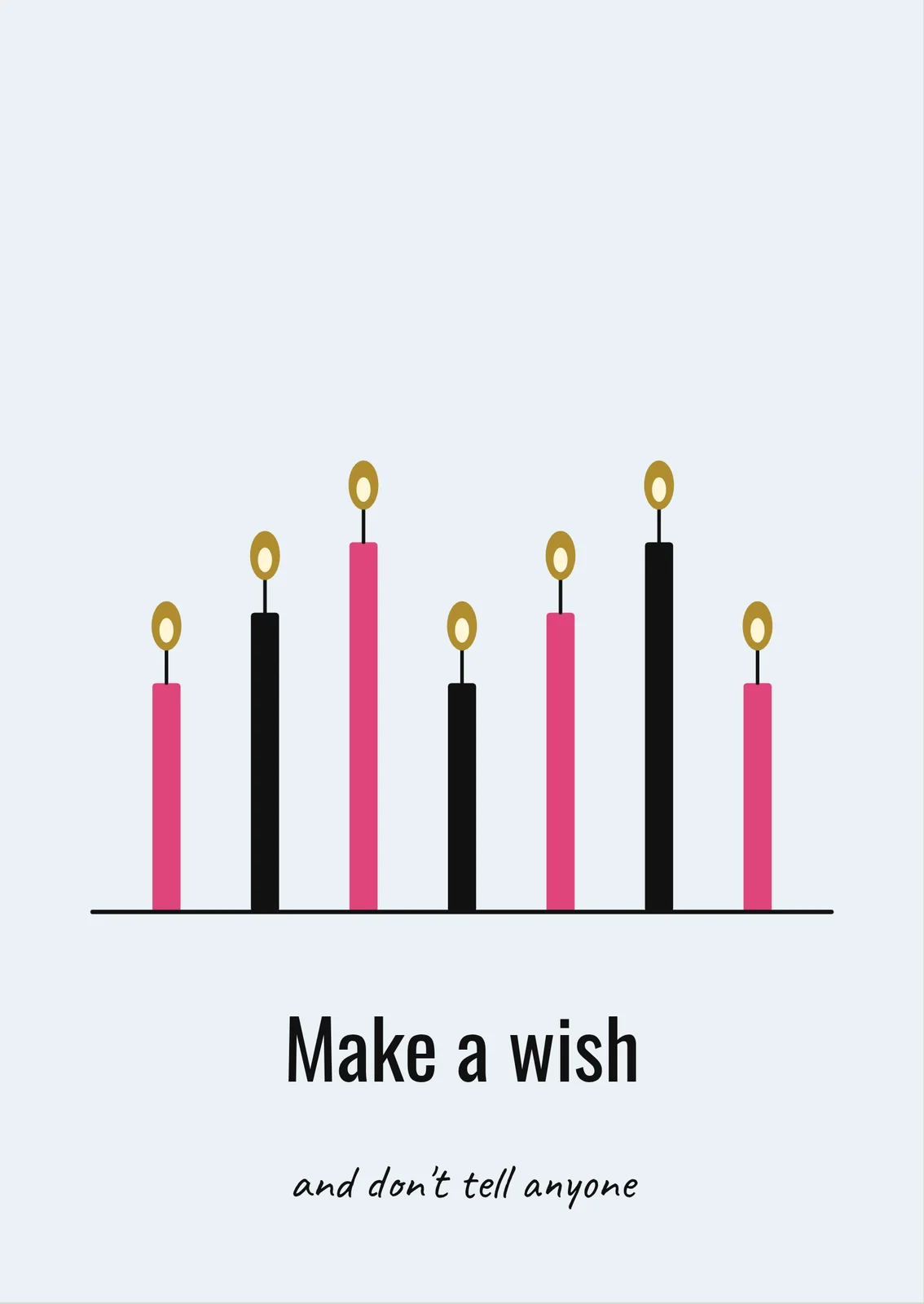 Make a Wish — a personalised card