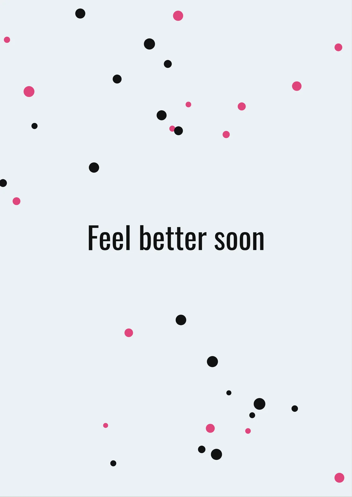 Feel Better — a personalised card