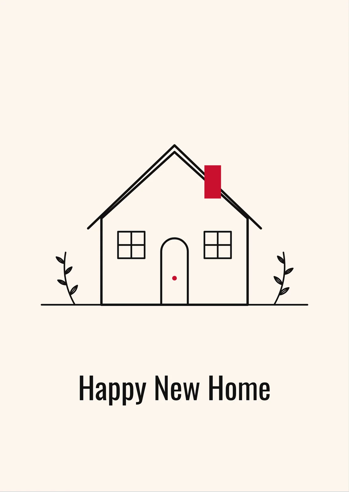 New Home — a personalised card