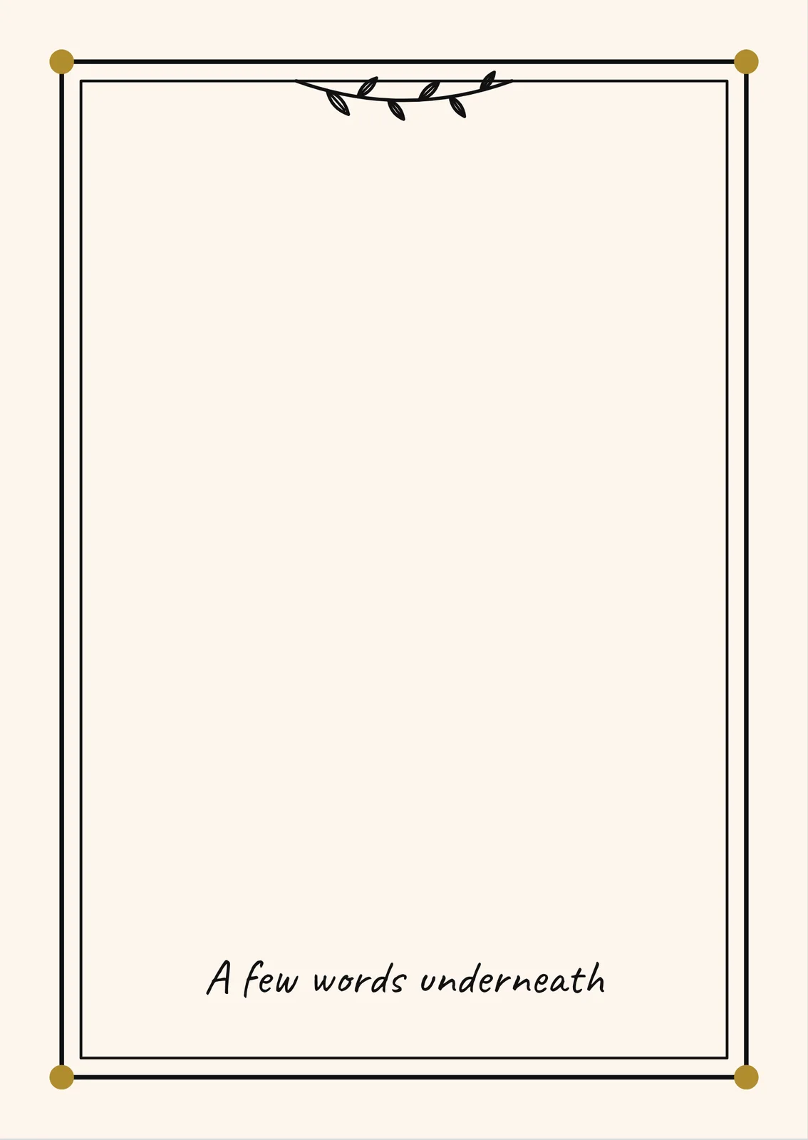Photo Frame — a personalised card