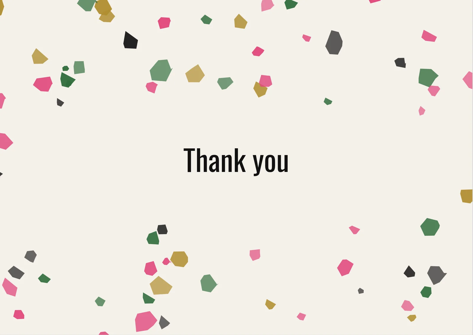 Terrazzo Postcard — a personalised card