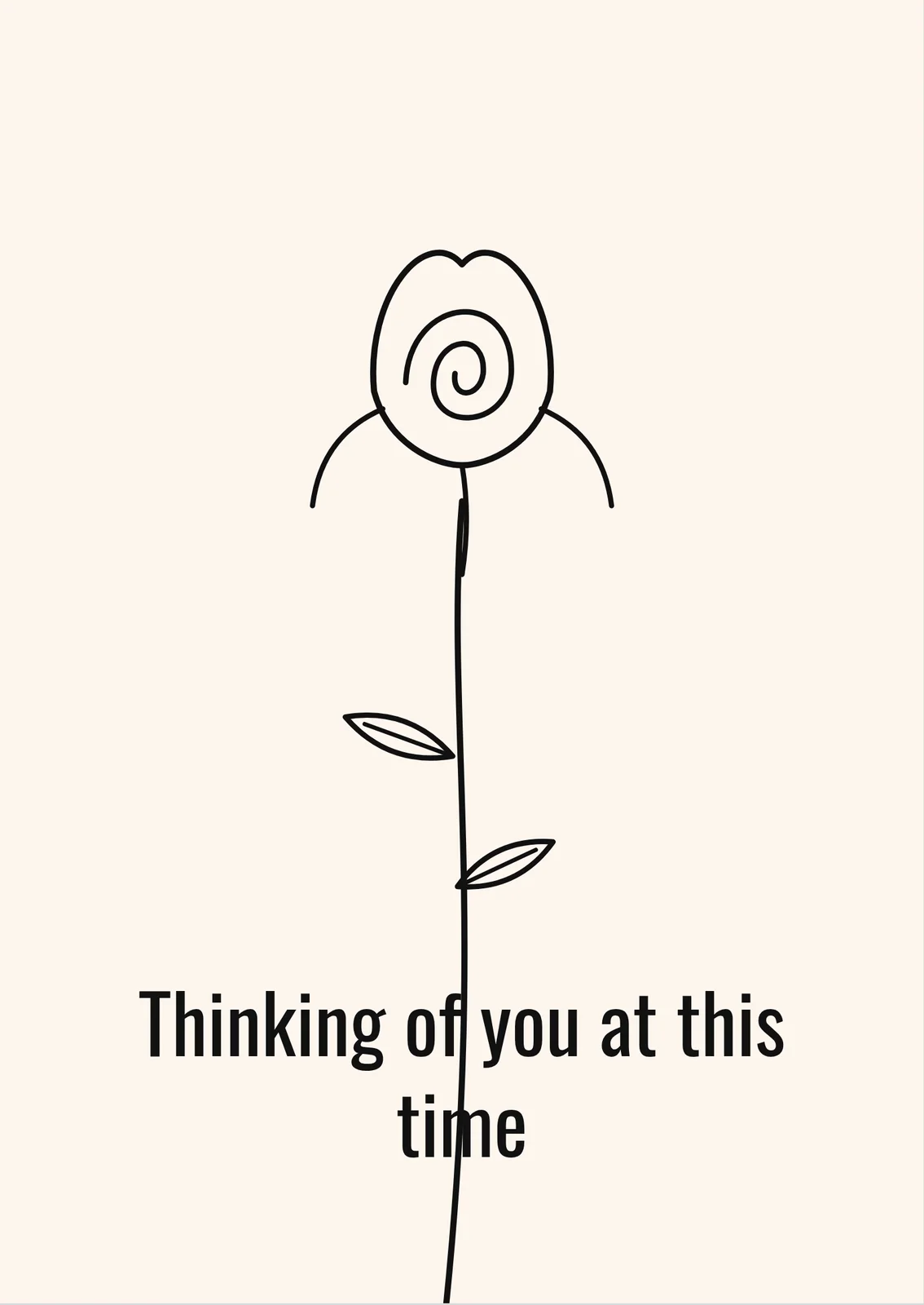 One Rose — a personalised card