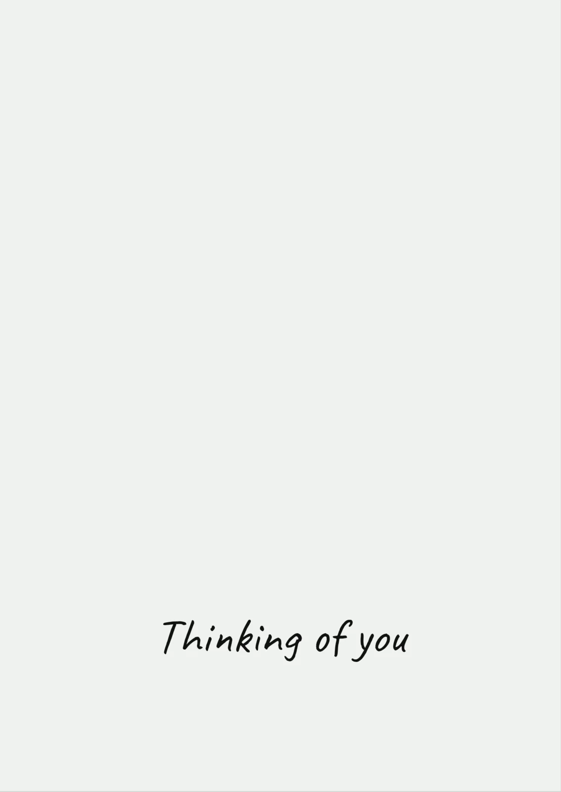 Thinking of You — a personalised card